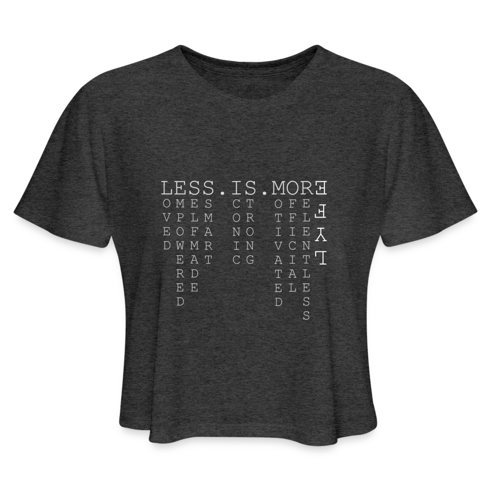 LESS.IS.MORE - deep heather