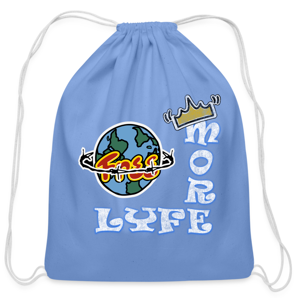 FREE.WORLD.DRAWBAG - carolina blue